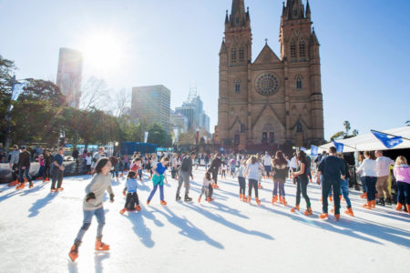 冬本番！シドニーにアイススケートリンクが出現！その他の地域にも？！