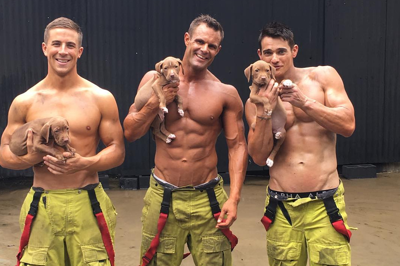 たくましい男は好きですか オーストラリア消防士カレンダー